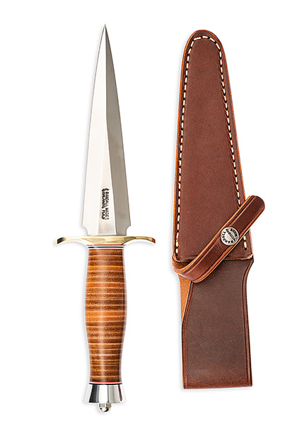 The Randall Made Knives Arkansas Toothpick #13-6 shown open and closed